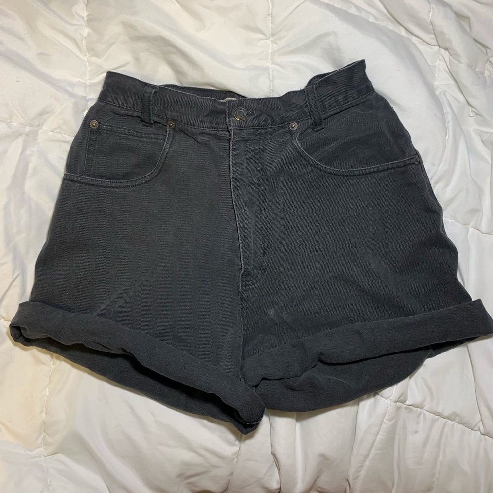 ON HOLD Black high waisted shorts